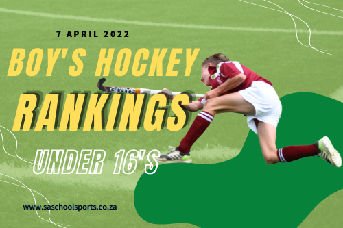 Boys U16 Hockey Rankings