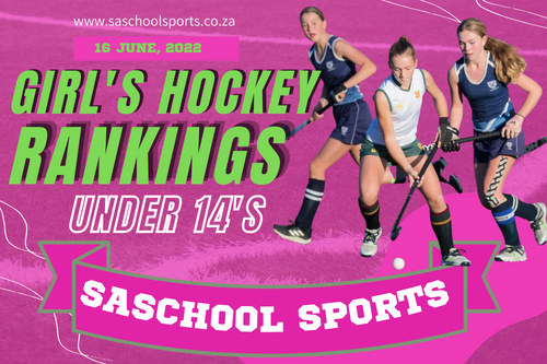 U14 Girls Hockey Rankings 15/06/2022