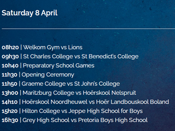 st johns rugby fixtures