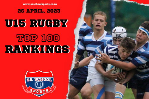 School Rugby U15 Rankings 25 04 2023 SA School Sports