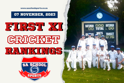 School Cricket First XI Rankings 2023