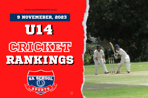 School Cricket U14 Rankings for 2023