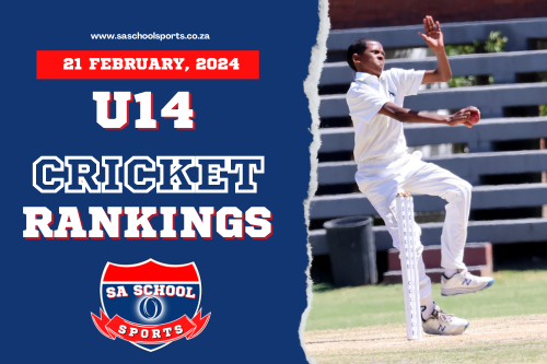 School Cricket U14 Rankings: 21/02/2024