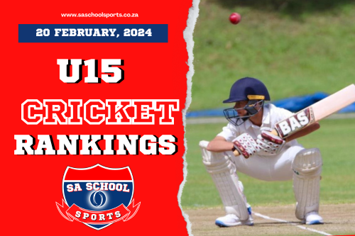 School Cricket U15 Rankings: 20/02/2024