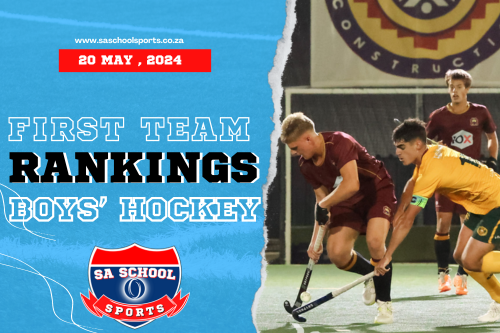 School Hockey Rankings Boys First Team: 20/05/2024