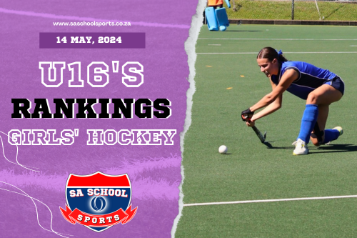School Hockey Rankings u16 Girls: 14/05/2024