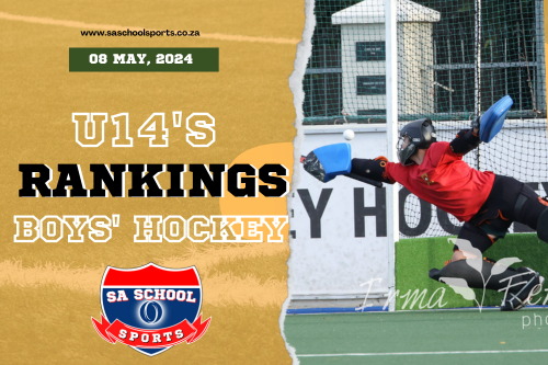 School Hockey Rankings Boys U14: 08/05/2024