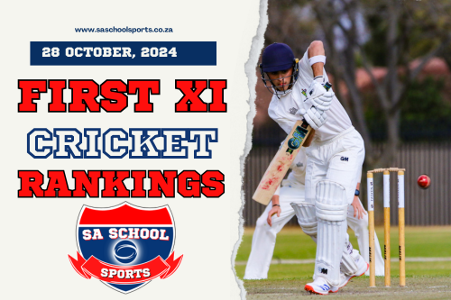 School Cricket Rankings First XI: 28/10/2024