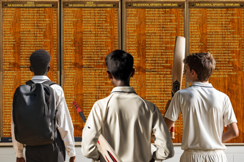 School Cricket Honours Board for 2024