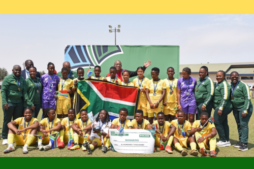 SA Triumphs Boys and Girls Finals at CAF African Schools Football Champs