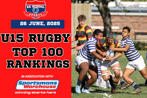 U15 School Rugby Rankings: 26/06/2025