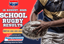 School Rugby Results: 16/08/2025 school rugby results