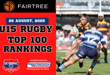 FAIRTREE U15 Rugby Rankings: 26/08/2025 Fairtree Rugby rankings