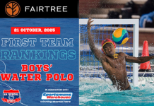 FAIRTREE Boys’ 1st Team Water Polo Rankings: 21/10/2025 water polo rankings