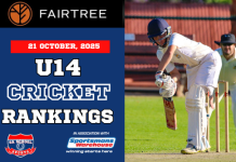 FAIRTREE U14 School Cricket Rankings: 21/10/2025