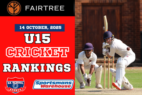 FAIRTREE U15 Cricket Rankings: 14/10/2025