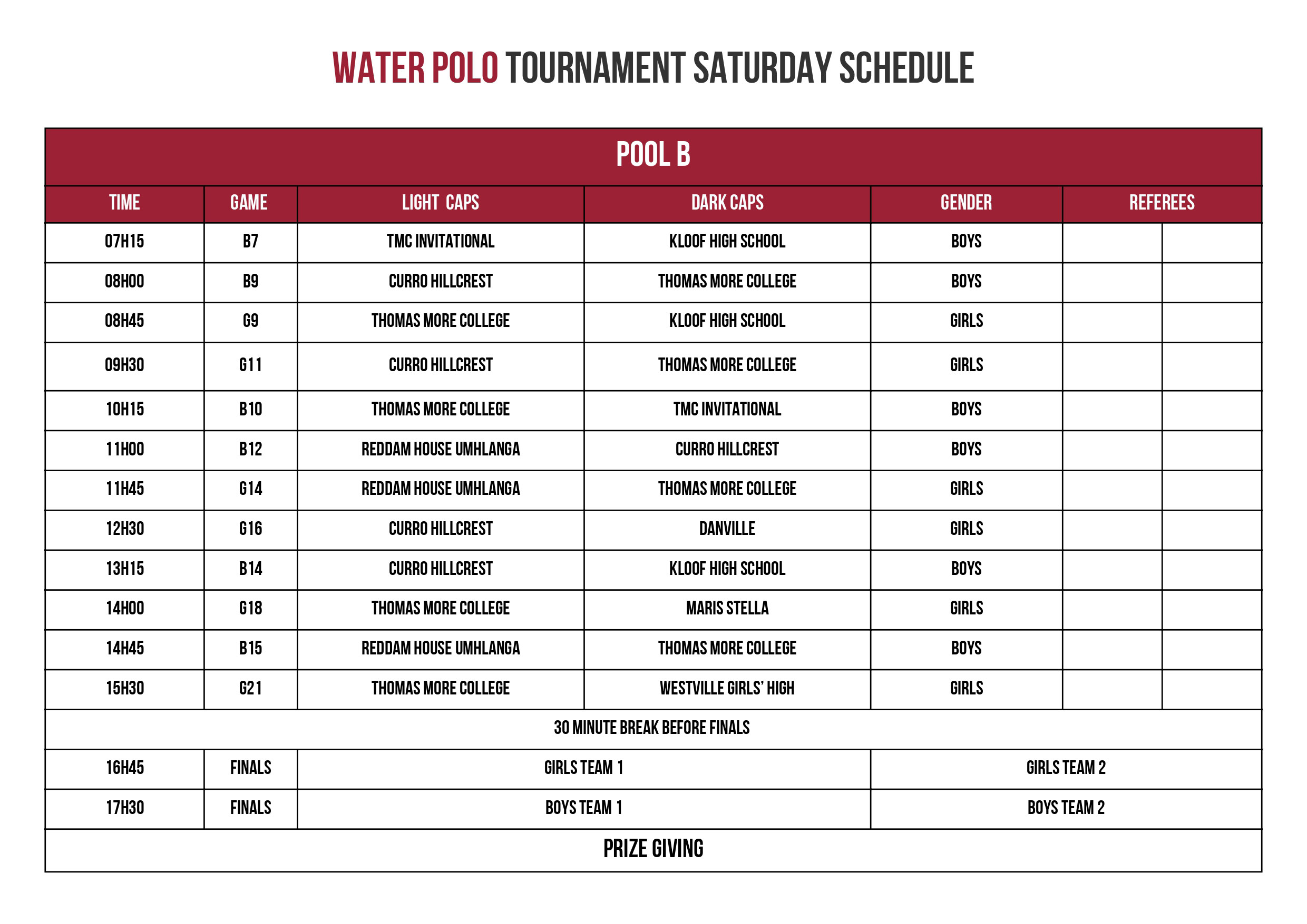 thomas more summer series