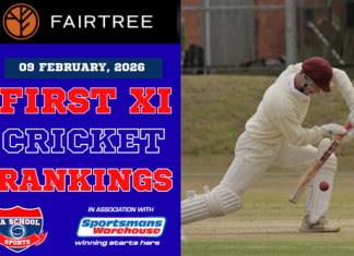 FAIRTREE First XI Cricket Rankings: 09/02/2026 School Cricket Rankings