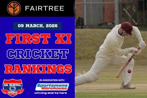 FAIRTREE First XI Cricket Rankings: 09/03/2026