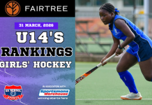 FAIRTREE U14 Girls’ Hockey Rankings: 31/03/2026