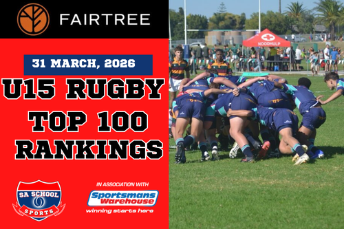 FAIRTREE U15 Rugby Rankings: 31/03/2026