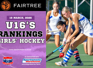 FAIRTREE Girls U16 Hockey Rankings: 18/03/2026 2026 Fairtree U16 Girls Hockey rankings.