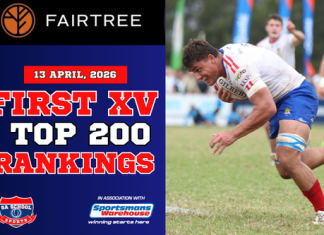 FAIRTREE First XV Rugby Rankings: 13/04/2026 First XV School Rugby Rankings 2026