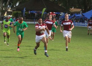 Kearsney vs Rustenburg HS at KERF. kearsney rugby