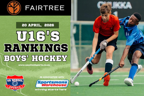 FAIRTREE U16 Boys’ Hockey Rankings: 20/04/2026