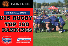 FAIRTREE U15 Rugby Rankings: 14/04/2026